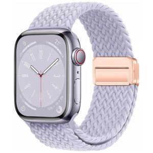 Nylon Stretch Braided Strap for Apple Watch 9