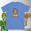 Gold-Chained Pitbull Bumping Beats - Short-Sleeve Unisex T-Shirt
