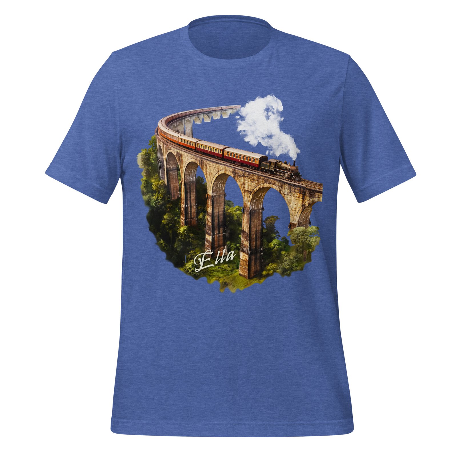 Unisex t-shirt - Ella – Nine Arches Bridge Print | Bella + Canvas 3001
