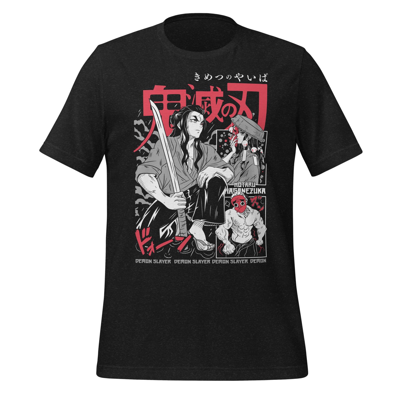 Unisex t-shirt - Swordsmith & Masked Warrior – Dark Anime Inspired Samurai Art